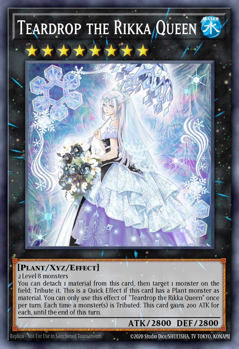 Snowflower Saint Teardrop